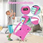 BDF K3 7 Zoll WiFi Kids Tablet PC mit Silikonhülle, 1GB+16GB, Android 8.1 MTK6735 Quad Core CPU, US-Stecker, 3GB+32GB