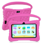 BDF K3 7 Zoll WiFi Kids Tablet PC mit Silikonhülle, 2 GB+32 GB, Android 8.1 MTK6735 Quad Core CPU, US-Stecker, 4 GB+64 GB