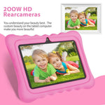 BDF T7 7 Zoll WiFi Kids Tablet PC mit Silikonhülle, 2GB+32GB, Android 8.1 MTK6735 Quad Core CPU, US-Stecker, 4GB+64GB