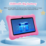 BDF T7 7 Zoll WiFi Kids Tablet PC mit Silikonhülle, 2GB+32GB, Android 8.1 MTK6735 Quad Core CPU, US-Stecker, 4GB+64GB