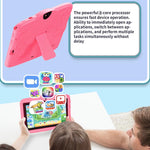 BDF 7 Zoll WiFi Kinder Tablet PC mit Pilz-Silikonhülle, 1GB+16GB, Android 8.1 MTK6735 Quad Core CPU, US-Stecker, 3GB+32GB