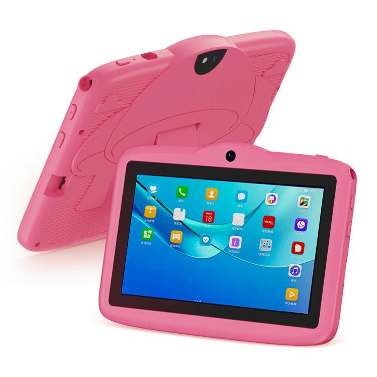 BDF 7 Zoll WiFi Kinder Tablet PC mit Pilz-Silikonhülle, 1GB+16GB, Android 8.1 MTK6735 Quad Core CPU, US-Stecker, 3GB+32GB