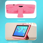 BDF 7-Zoll-WiFi-Kinder-Tablet-PC mit Pilz-Silikonhülle, 2 GB+32 GB, Android 8.1 MTK6735 Quad-Core-CPU, US-Stecker, 4 GB+64 GB