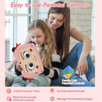 BDF 7 Zoll WiFi Kids Tablet PC mit Nezha Silikonhülle, 2GB+32GB, Android 8.1 MTK6735 Quad Core CPU, US-Stecker, 4GB+64GB