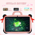 BDF 7 Zoll WiFi Kids Tablet PC mit Nezha Silikonhülle, 2GB+32GB, Android 8.1 MTK6735 Quad Core CPU, US-Stecker, 4GB+64GB