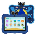 BDF 7 Zoll WiFi Kinder Tablet PC mit Krabben-Silikonhülle, 1GB+16GB, Android 8.1 MTK6735 Quad-Core CPU, US-Stecker, 3GB+32GB