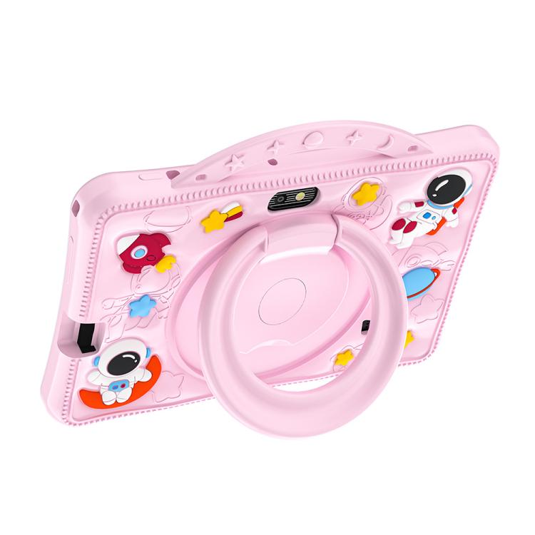 BDF 7 Zoll WiFi Kinder-Tablet-PC mit tragbarer Astronauten-Silikonhülle, 1GB+16GB, Android 8.1 MTK6735 Quad-Core-CPU, US-Stecker, 3GB+32GB
