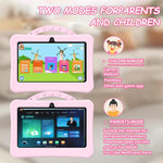 BDF 7 Zoll WiFi Kinder-Tablet-PC mit tragbarer Astronauten-Silikonhülle, 1GB+16GB, Android 8.1 MTK6735 Quad-Core-CPU, US-Stecker, 3GB+32GB