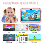 BDF 7 Zoll WiFi Kinder Tablet PC mit Space-Man Silikonhülle, 2GB+32GB, Android 8.1 MTK6735 Quad Core CPU, US Stecker, 4GB+64GB