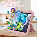 BDF 7 Zoll WiFi Kinder Tablet PC mit Space-Man Silikonhülle, 2GB+32GB, Android 8.1 MTK6735 Quad Core CPU, US Stecker, 4GB+64GB