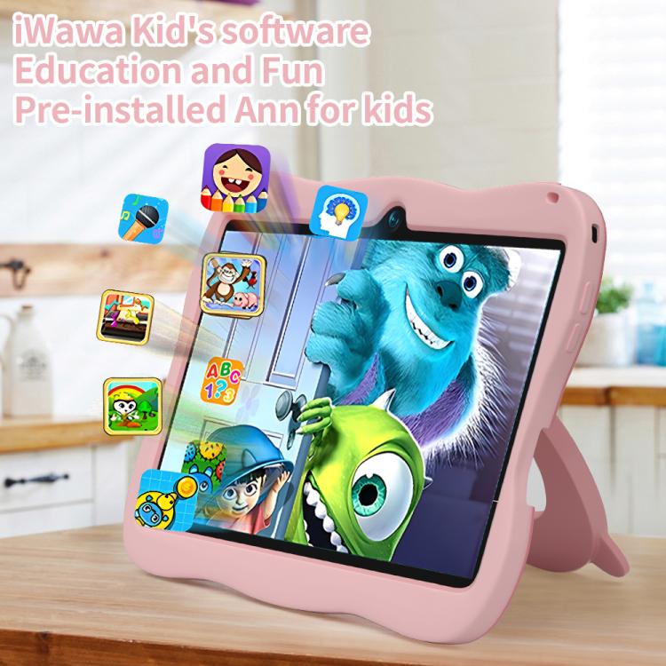 BDF 7 Zoll WiFi Kinder Tablet PC mit Space-Man Silikonhülle, 2GB+32GB, Android 8.1 MTK6735 Quad Core CPU, US Stecker, 4GB+64GB