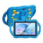 BDF 7 Zoll WiFi Kinder-Tablet-PC mit Giraffen-Silikonhülle, 1 GB + 16 GB, Android 8.1 MTK6735 Quad-Core-CPU, US-Stecker, 3 GB + 32 GB