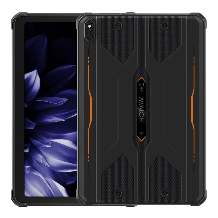 HOTWAV Tab R8 IP68/IP69K Robustes Tablet, 4GB+128GB, 10,1 Zoll Android 14 Unisoc T606 Octa-Core 4G-Netzwerk, Globale Version mit Google Play, EU-Stecker, Tab R8