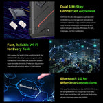 HOTWAV Tab R9 Ultra IP68/IP69K Robustes Tablet, 8GB+512GB, 11 Zoll Android 15 Unisoc T8200 Octa Core 5G Netzwerk, Globale Version mit Google Play, EU Stecker, Tab R9 Ultra