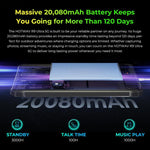 HOTWAV Tab R9 Ultra IP68/IP69K Robustes Tablet, 8GB+512GB, 11 Zoll Android 15 Unisoc T8200 Octa Core 5G Netzwerk, Globale Version mit Google Play, EU Stecker, Tab R9 Ultra