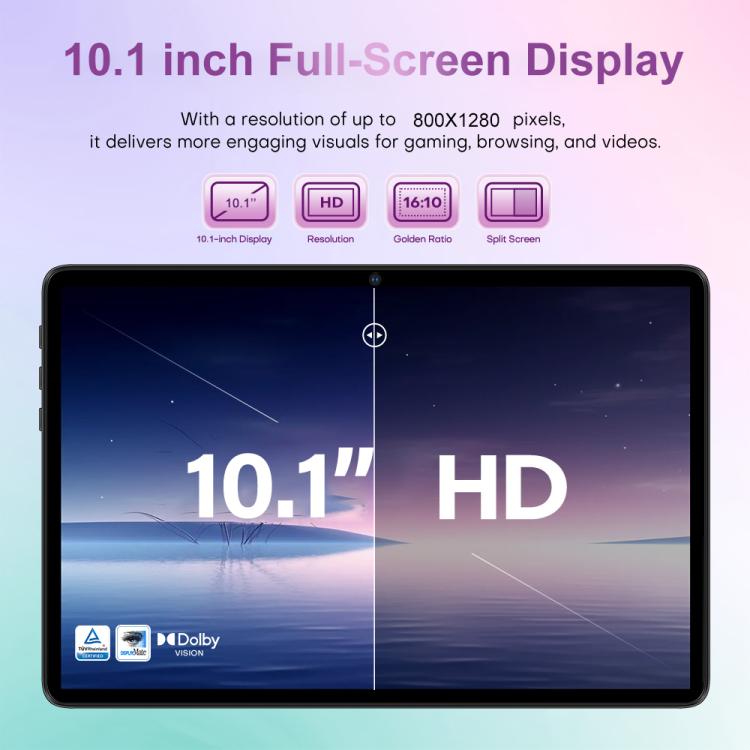Pad 9 Ultra 10,1 Zoll 3G Telefonanruf Tablet PC, 2GB+32GB, Android 10 MTK6737 Quad Core, EU-Stecker