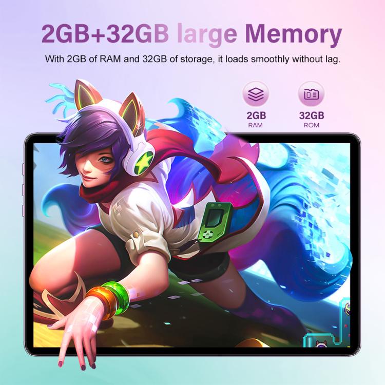 Pad 9 Ultra 10,1 Zoll 3G Telefonanruf Tablet PC, 2GB+32GB, Android 10 MTK6737 Quad Core, EU-Stecker