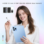 Pad 8 Pro 10,1 Zoll 4G LTE Tablet PC Combo-Set, 4 GB + 32 GB, Android 10 MT6755 Octa Core, mit Tastatur / Maus / Lederhülle, US-Stecker, US-Stecker