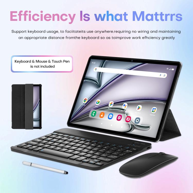 Pad 8 Pro 10,1 Zoll 4G LTE Tablet PC Combo-Set, 4 GB + 32 GB, Android 10 MT6755 Octa Core, mit Tastatur / Maus / Lederhülle, US-Stecker, US-Stecker