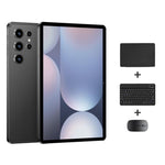 Pad 9 Pro 10.1 Zoll 4G LTE Tablet-PC-Kombiset, 4 GB + 32 GB, Android 10 MT6755 Octa Core, mit Tastatur / Maus / Lederhülle, EU-Stecker