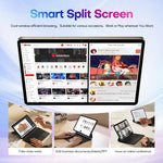 Pad 9 Pro 10.1 Zoll 4G LTE Tablet-PC-Kombiset, 4 GB + 32 GB, Android 10 MT6755 Octa Core, mit Tastatur / Maus / Lederhülle, EU-Stecker