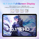 Pad 9 Pro 10.1 Zoll 4G LTE Tablet-PC-Kombiset, 4 GB + 32 GB, Android 10 MT6755 Octa Core, mit Tastatur / Maus / Lederhülle, EU-Stecker