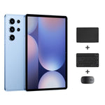 Pad 9 Pro 10,1 Zoll 4G LTE Tablet PC Combo Set, 4GB+32GB, Android 10 MT6755 Octa Core, mit Tastatur / Maus / Lederhülle, UK-Stecker
