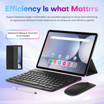 Pad 9 Pro 10,1 Zoll 4G LTE Tablet PC Combo Set, 4GB+32GB, Android 10 MT6755 Octa Core, mit Tastatur / Maus / Lederhülle, UK-Stecker
