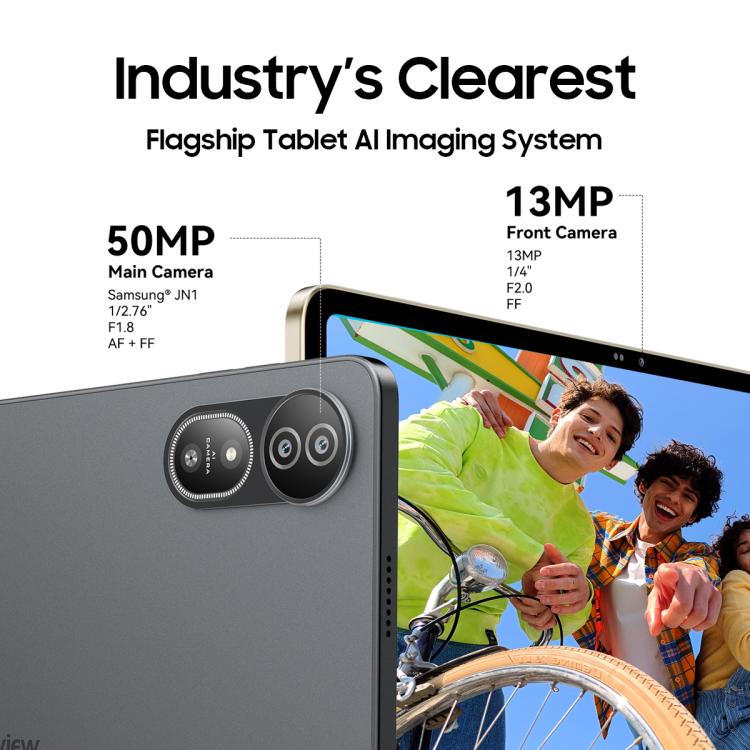 Blackview MEGA 12 Tablet-PC, 12 GB + 256 GB, 12,2 Zoll Android 16 MediaTek Dimensity 7200 Octa-Core, Netzwerk: 5G, globale Version mit Google Play
