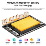 Blackview MEGA 12 Tablet-PC, 12 GB + 256 GB, 12,2 Zoll Android 16 MediaTek Dimensity 7200 Octa-Core, Netzwerk: 5G, globale Version mit Google Play