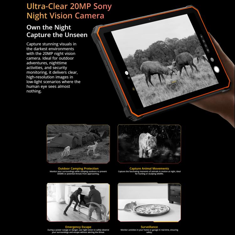 Blackview Active 10 Pro 5G Rugged Tablet, 12 GB + 512 GB, 10,95 Zoll Android 14 Dimensity 7300 Octa Core, globale Version mit Google Play, 12 GB + 512 GB