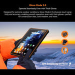 Blackview Active 5 4G Robustes Tablet, 8GB+128GB, 8,68 Zoll Android 14 Unisoc UMS9230E T615 Octa Core, Globale Version mit Google Play, Active 5