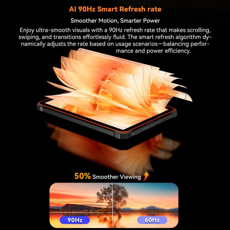 Blackview Active 5 4G Robustes Tablet, 8GB+128GB, 8,68 Zoll Android 14 Unisoc UMS9230E T615 Octa Core, Globale Version mit Google Play, Active 5