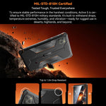 Blackview Active 5 4G Robustes Tablet, 8GB+128GB, 8,68 Zoll Android 14 Unisoc UMS9230E T615 Octa Core, Globale Version mit Google Play, Active 5