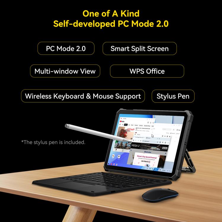 Blackview Active 12 Pro 5G Outdoor-Tablet, 12GB+256GB, 11 Zoll Android 15 Dimensity 7300 Octa Core, Globale Version mit Google Play, 12GB+256GB