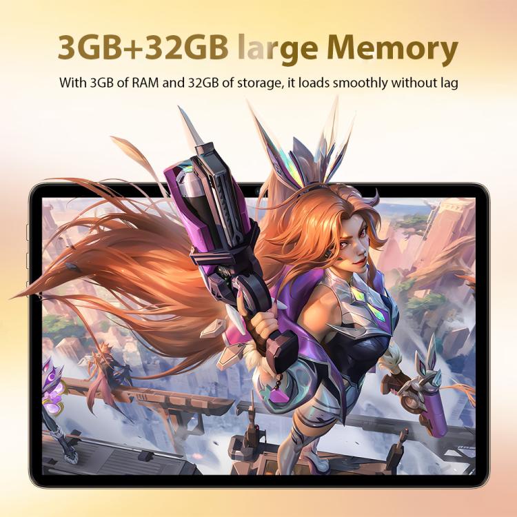 Pad 8 Ultra 10,1 Zoll 3G Anruf Tablet PC, 3 GB + 32 GB, Android 10 MTK6755 Octa Core, UK-Stecker, UK-Stecker