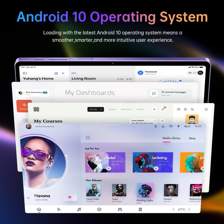 Pad 16 Pro 10,1 Zoll 4G LTE Tablet PC, 4GB+32GB, Android 10 MTK6755 Octa Core, UK Stecker, UK Stecker