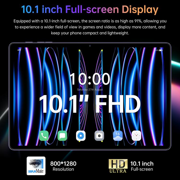 Pad 16 Pro 10,1 Zoll 4G LTE Tablet PC, 4GB+32GB, Android 10 MTK6755 Octa Core, UK Stecker, UK Stecker