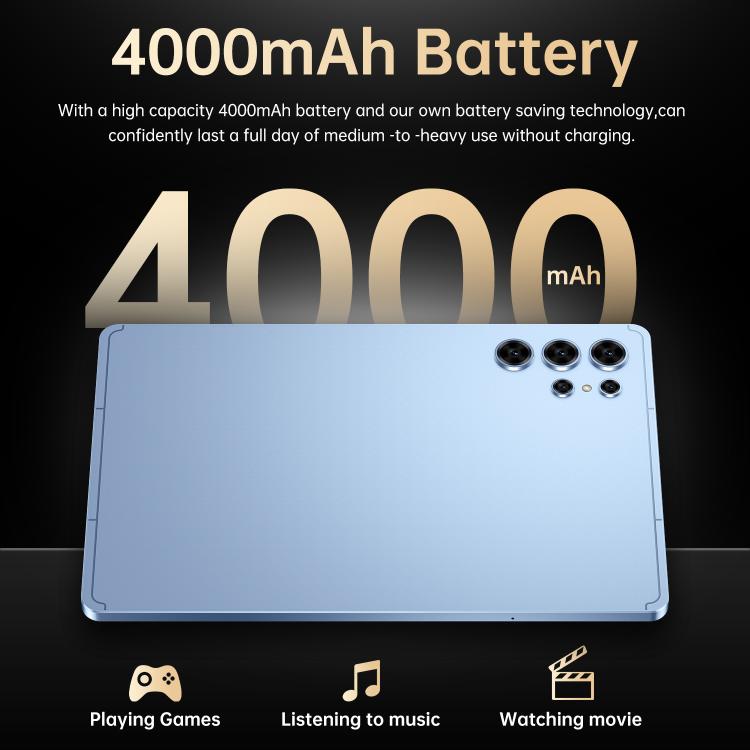 Pad 25 Ultra 10,1 Zoll 4G LTE Tablet PC, 4 GB + 32 GB, Android 10 MTK6755 Octa Core, EU-Stecker, EU-Stecker