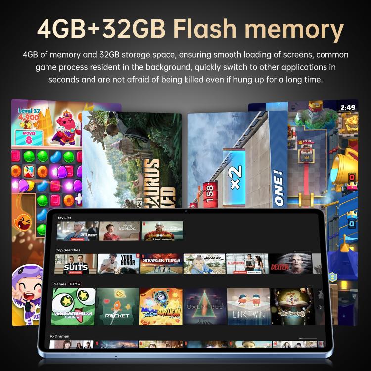 Pad 25 Ultra 10.1 Zoll 4G LTE Tablet-PC, 4GB+32GB, Android 10 MTK6755 Octa Core, AU Stecker, AU Stecker