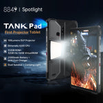 Unihertz 8849 Tank Pad Robustes Tablet-PC & Projektor, 16GB+512GB, 10.95 Zoll Android 14 Dimensity 8200 Octa Core 5G Netzwerk, EU Stecker, Tank Pad 5G Netzwerk