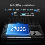 Unihertz 8849 Tank Pad Robustes Tablet-PC & Projektor, 16GB+512GB, 10.95 Zoll Android 14 Dimensity 8200 Octa Core 5G Netzwerk, EU Stecker, Tank Pad 5G Netzwerk