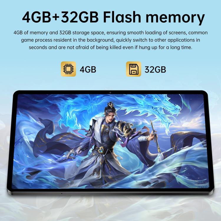 Pad 7 Pro 10,1 Zoll 4G LTE Tablet PC, 4GB+32GB, Android 10 MTK6755 Octa Core, US-Stecker