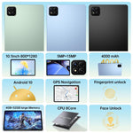 Pad 7 Pro 10,1 Zoll 4G LTE Tablet PC, 4GB+32GB, Android 10 MTK6755 Octa Core, EU Stecker