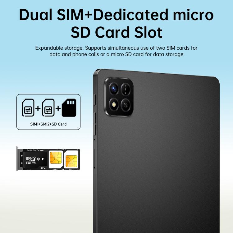 Pad 7 Pro 10,1 Zoll 4G LTE Tablet PC, 4GB+32GB, Android 10 MTK6755 Octa Core, EU Stecker