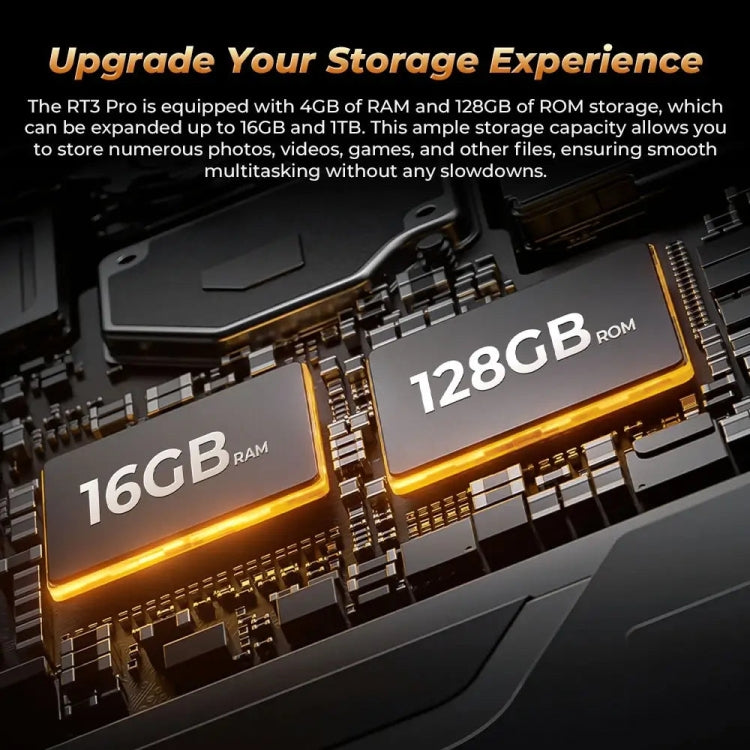 OUKITEL RT3 Pro 4G-Netzwerk IP68/IP69K Robustes Tablet, 4GB+128GB, 8,0 Zoll Android 14 MediaTek G81 Octa-Core Unterstützung Dual-SIM, EU-Stecker, RT3 Pro 4GB+128GB