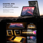 OUKITEL RT9 4G-Netzwerk IP68/IP69K Robustes Tablet, 6GB+256GB, 11 Zoll Android 14 Unisoc T606 Octa-Core Unterstützung Dual-SIM, EU Stecker, RT9 6GB+256GB