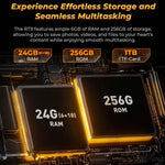 OUKITEL RT9 4G-Netzwerk IP68/IP69K Robustes Tablet, 6GB+256GB, 11 Zoll Android 14 Unisoc T606 Octa-Core Unterstützung Dual-SIM, EU Stecker, RT9 6GB+256GB