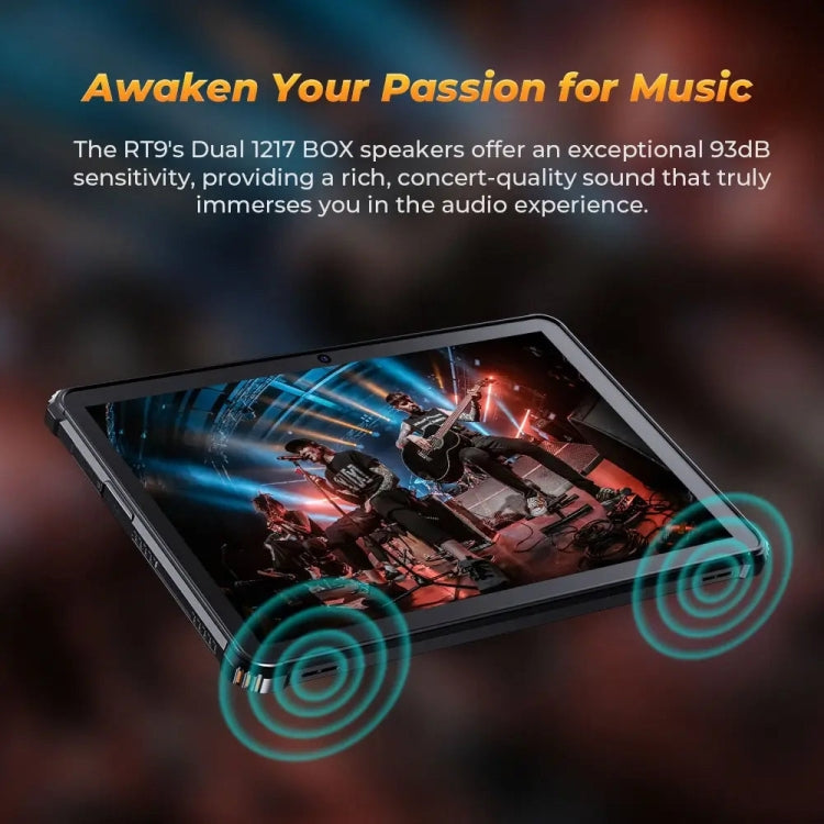 OUKITEL RT9 4G-Netzwerk IP68/IP69K Robustes Tablet, 6GB+256GB, 11 Zoll Android 14 Unisoc T606 Octa-Core Unterstützung Dual-SIM, EU Stecker, RT9 6GB+256GB