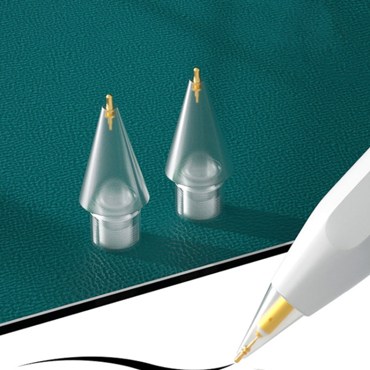 2 STK 6.0 Kristall Diamant Nadel Stylus Pen Spitze für Apple Pencil 1 / 2, 2 STK 6.0
